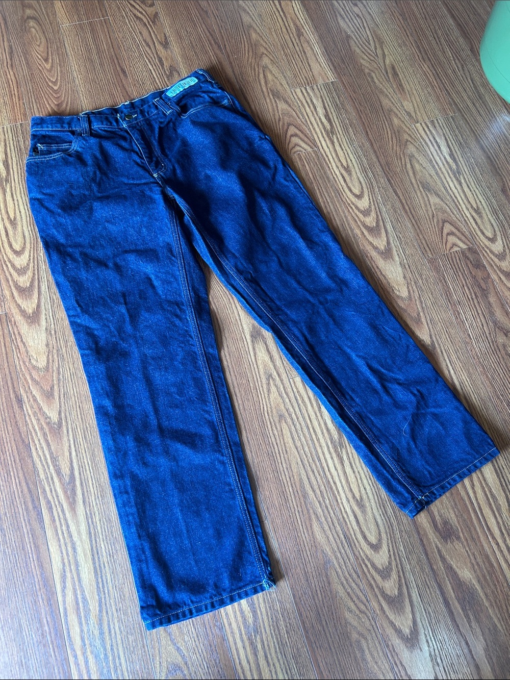 Carhartt Flame Resistant 280-83 Classic Men's Straight Leg Dark Blue Denim 36x32
